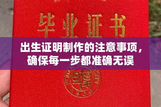 汪清出生证明制作的注意事项，确保每一步都准确无误